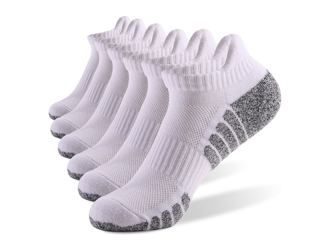 6 Pares De Calcetines Deportivos Cortos Hasta El Tobillo, Cálidos, Duraderos, De Secado Rápido, Para Correr, Ciclismo, Invierno Y Otoño.