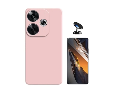 Protector de Pantalla Full Cover Frente Carro para Xiaomi Xiaomi Poco F6 PHONECARE Rosa