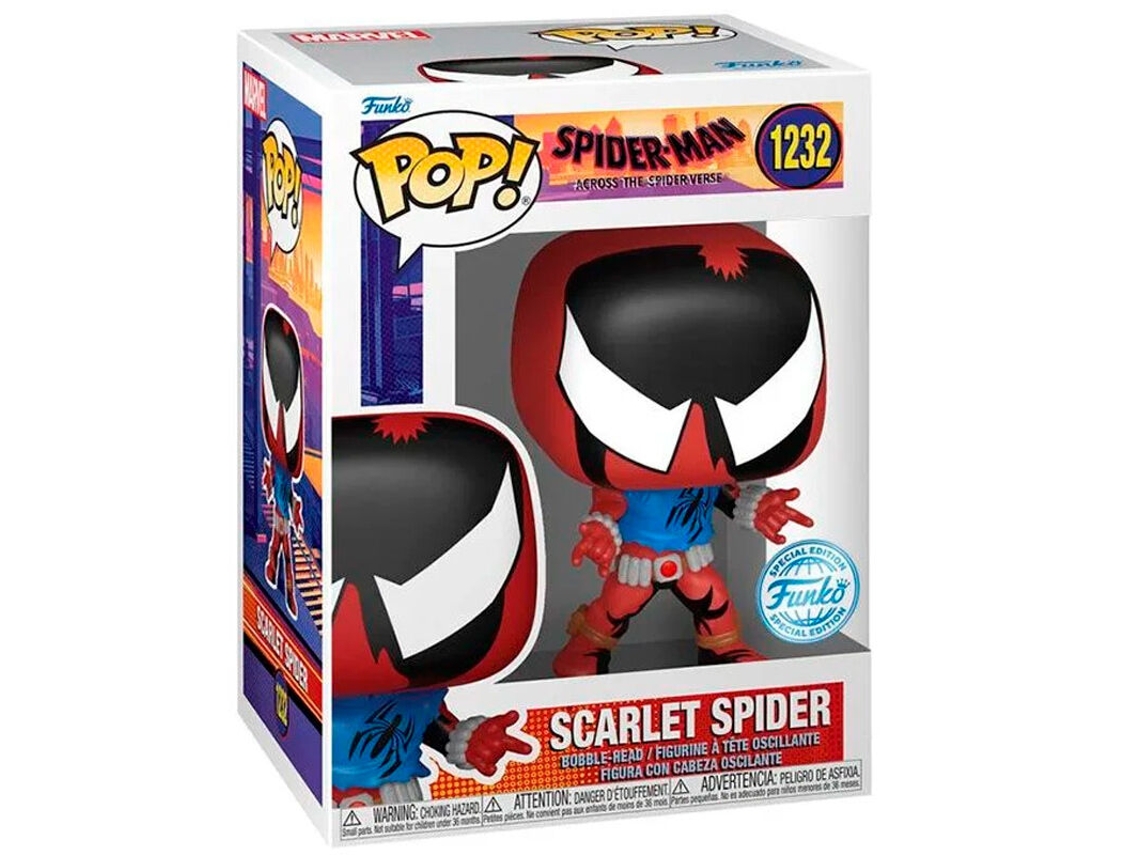 Figura Pop Spider-Man Scarlet Spider Exclusiva B.active