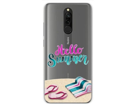 Carcasa Xiaomi Redmi 8 TUMUNDOSMARTPHONE Dibujos Transparente Multicolor
