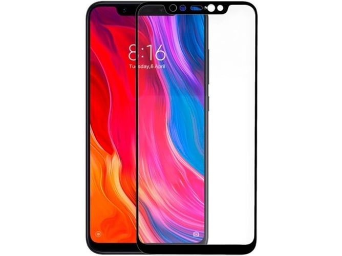 Protector de Cristal Templado Xiaomi Mi 8, 8 Pro WEPHONE ACCESORIOS Full Glue Negro