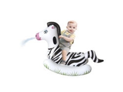 Silla flotante inflable para niños, diseño de cebra, salpica agua. Presa.