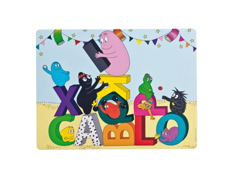 Set vajilla infantil alfabeto Barbapapa PETIT JOUR