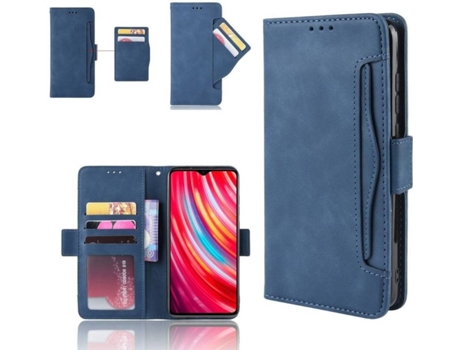 Carcasa Huawei P40 Lite HFS-HOUSE Cartera Azul