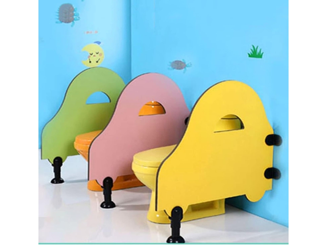 Tabique Divisorio Para Urinario, Tabique Para Inodoro Infantil, Inodoro De Madera Para Guardería, Montado En La Pared.