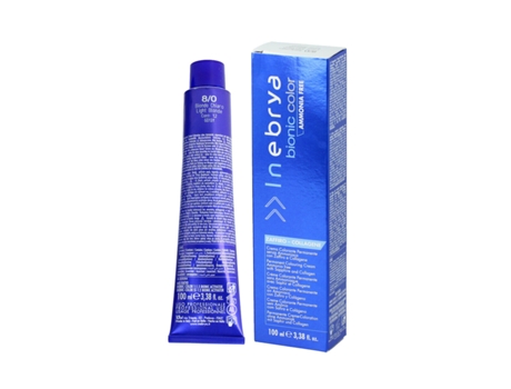 Tinte Permanente INEBRYA Bionic Color Nº 8/0 light blonde 100 ml