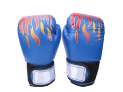 Guantes de boxeo resistentes para adultos, guantes de entrenamiento para saco de boxeo, azules, 1 par