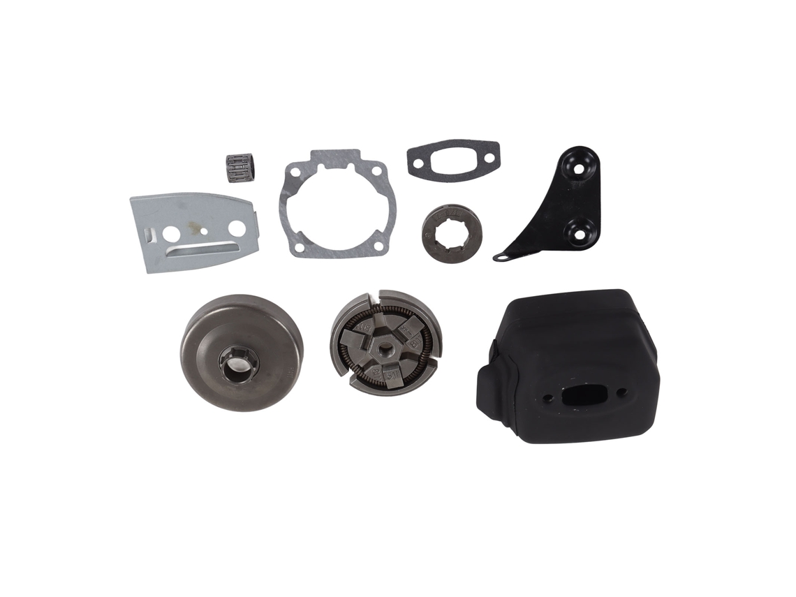 Escape Para Motosierra Silenciador De Escape Tambor De Embrague Accesorio Para Husqvarna 55 51 50