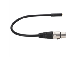 Cable Adaptador De Audio De 3,5 Mm Hembra A Xlr Hembra Con Aleación De Zinc, 30 Cm, Cobre Libre De Oxígeno.