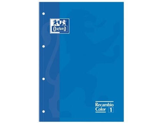 Recarga Papel OXFORD A4+ Cuadriculado (Azul - 80 Hojas - 21x29.7cm)