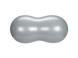 Pelota de yoga de cacahuete para entrenamiento de fuerza central e integración sensorial. Entrenamientos en casa más divertidos con base antiestabilizadora.