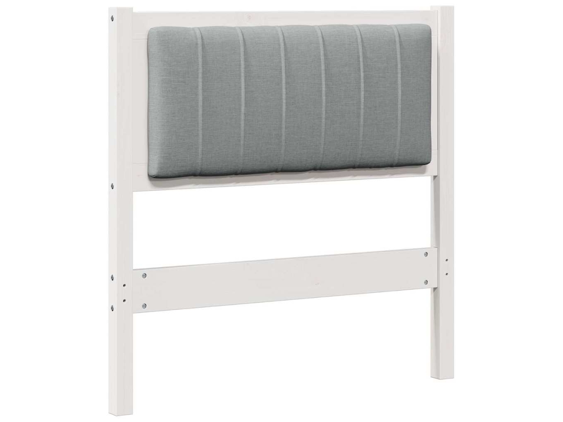 Maison Exclusive - Cabecero Tapizado Con Cabecera 80 Cm Madera De Pino Macizo