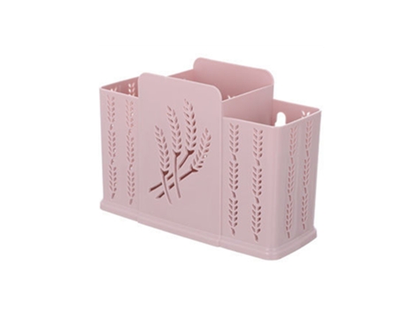 Cesta para lavavajillas con paja y palillos para facilitar el lavado Rosa ZMDECQNA