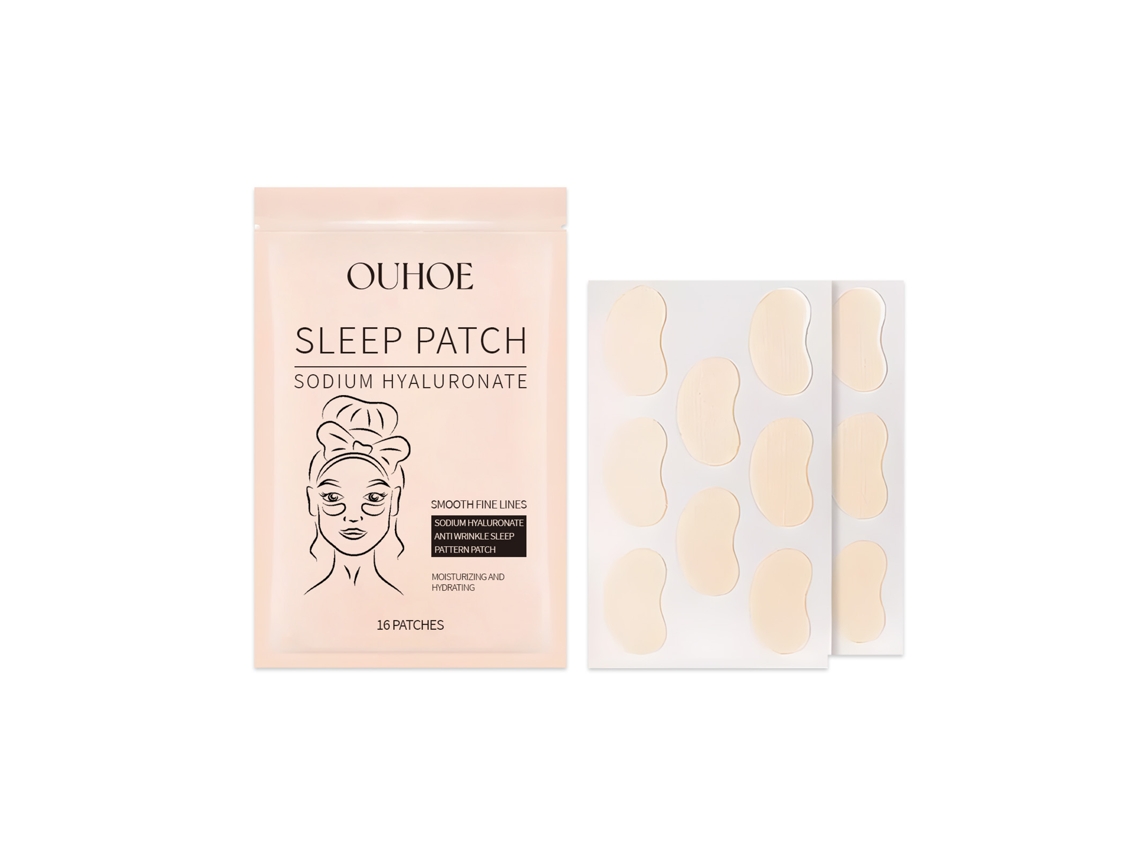 Parche para dormir para reafirmar el rostro