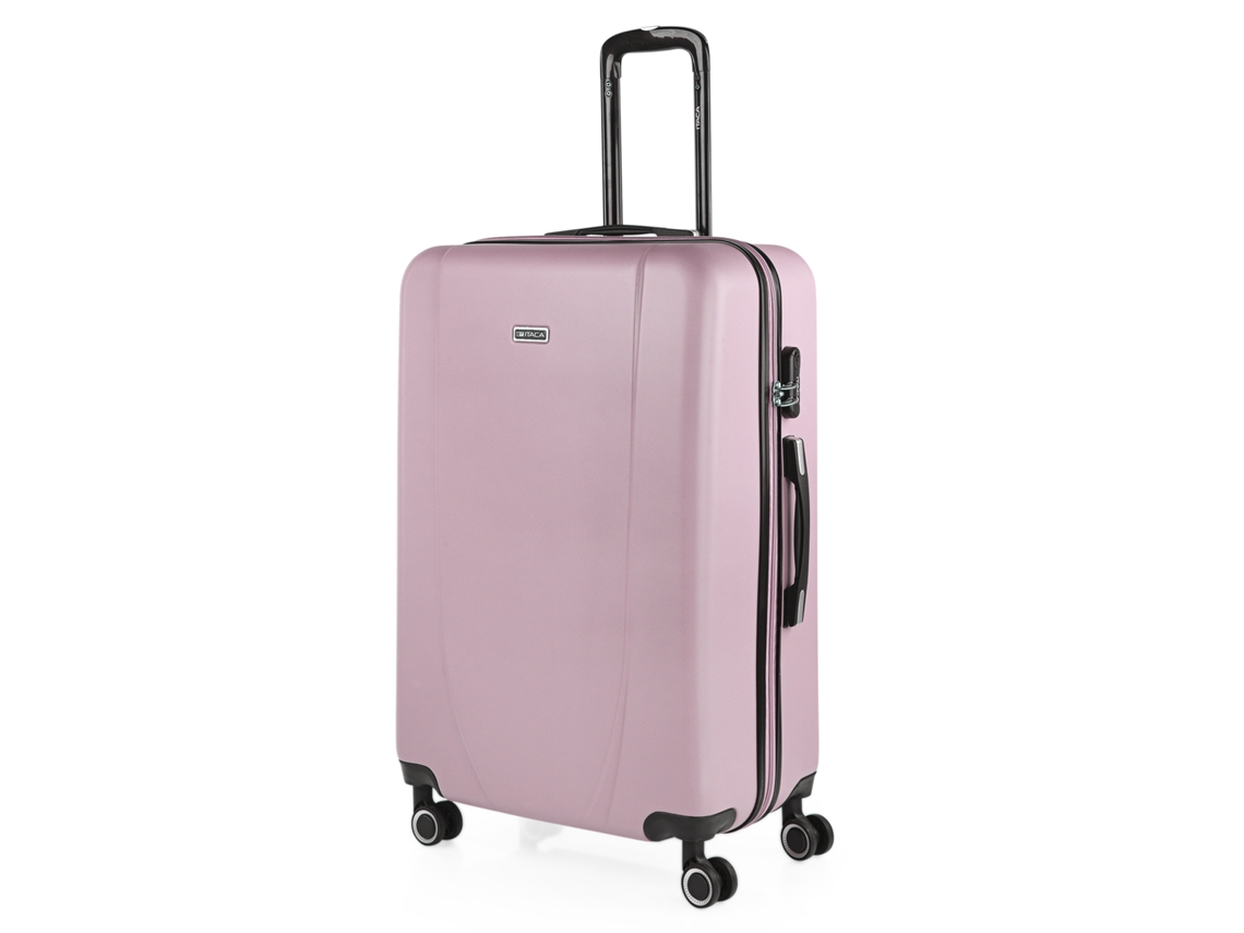 Maleta Abs Grande Itaca Tiber Rosa (50x75x30 Cm - 102l)