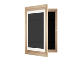 2026-marco Para Arte Infantil Con Vidrio Templado Y Correas Elásticas Para Colgar Horizontal/vertical Madera