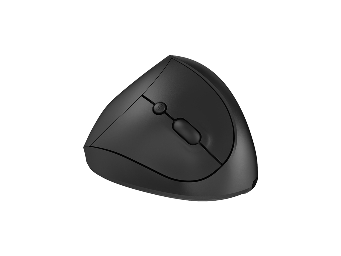 Ratón Ergonómico Vertical Inalámbrico Hxsj X10 2.4g, Ajustable En 3 Velocidades, Recargable, Negro