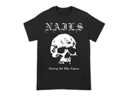 Nails Destroy Skull Tee Shirt 2025 New Summer Unisex Unisex Best Sellers Sizexl