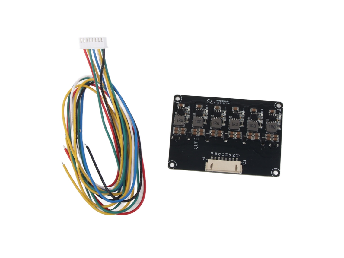 Balanceador Bms Con Ecualizador Activo De 1,2 A, Placa De Transferencia De Energía Para Batería De Iones De Litio Lfp 7s.
