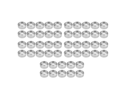 Bases para velas Baok-base, 50 unidades, material duradero y resistente al calor, para la fabricación de velas caseras.