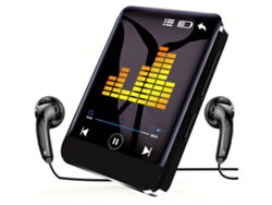 Reproductor de MP3 Saisiyiky, portátil, pantalla táctil completa, reproducción de video, ideal para deportes y viajes, 64 GB, Facpoet