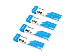 4 piezas Betafpv BT20 550 mAh, 1 s, 40 c, para dron de carreras Betafpv Meteor75 Pro FPV