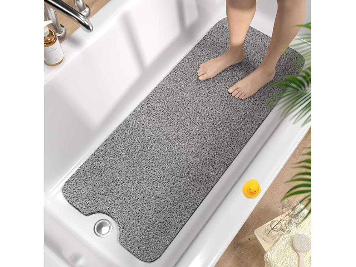 Alfombrilla Antideslizante Para Bañera, 100 X 40 Cm Alfombrilla Antideslizante Alargada Para Ducha Alfombrilla De Baño De Secado Rápido