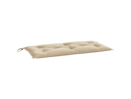 Cojín De Banco De Jardín VIDAXL Beige Tela (110x50x7 cm)