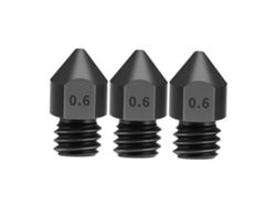 3 Boquillas De Acero Endurecido De 0,6 Mm Para Filamento De 1,75 Mm, Impresora 3d Creality Ender 3 Cr-10