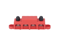 2026velora-barrera De Distribución De Potencia 4 Posiciones Con Tornillos M10 Para Automóvil Rv Yate 48vdc 250a Rojo