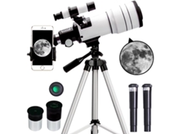 Telescopio F30070 HD, gran aumento, prisma Bak4, ideal para observar la Luna, las estrellas y las aves. Viewleaf