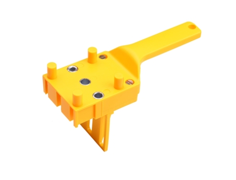 Plantilla para agujeros de madera rápida, plantilla para orificios de bolsillo de mano de plástico ABS, perforadora de brocas de 6/8/10 mm para jun...