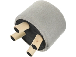 Reposapiés Sala Estar, Taburete Suave Forma Cubo Sofá, Banco Zapatos, Escalonado, Madera, Cabilock