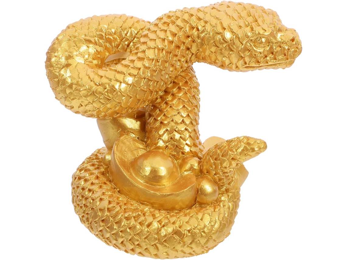 Exquisita Estatua De Animal De Resina, Figura Realista De Serpiente De Resina