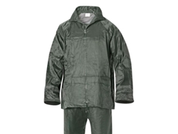 Traje de agua impermeable verde nylon       talla 6-m