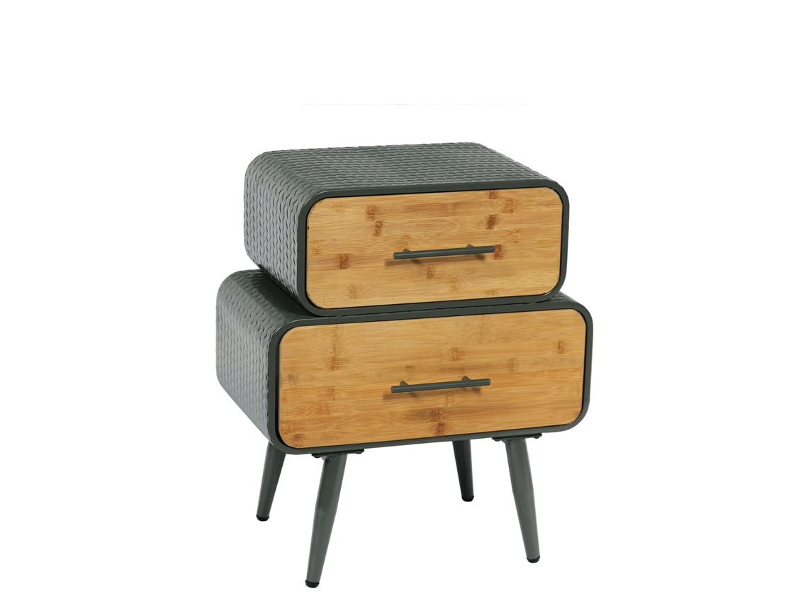 Mesilla de Noche Home Decoration - Madera y Metal