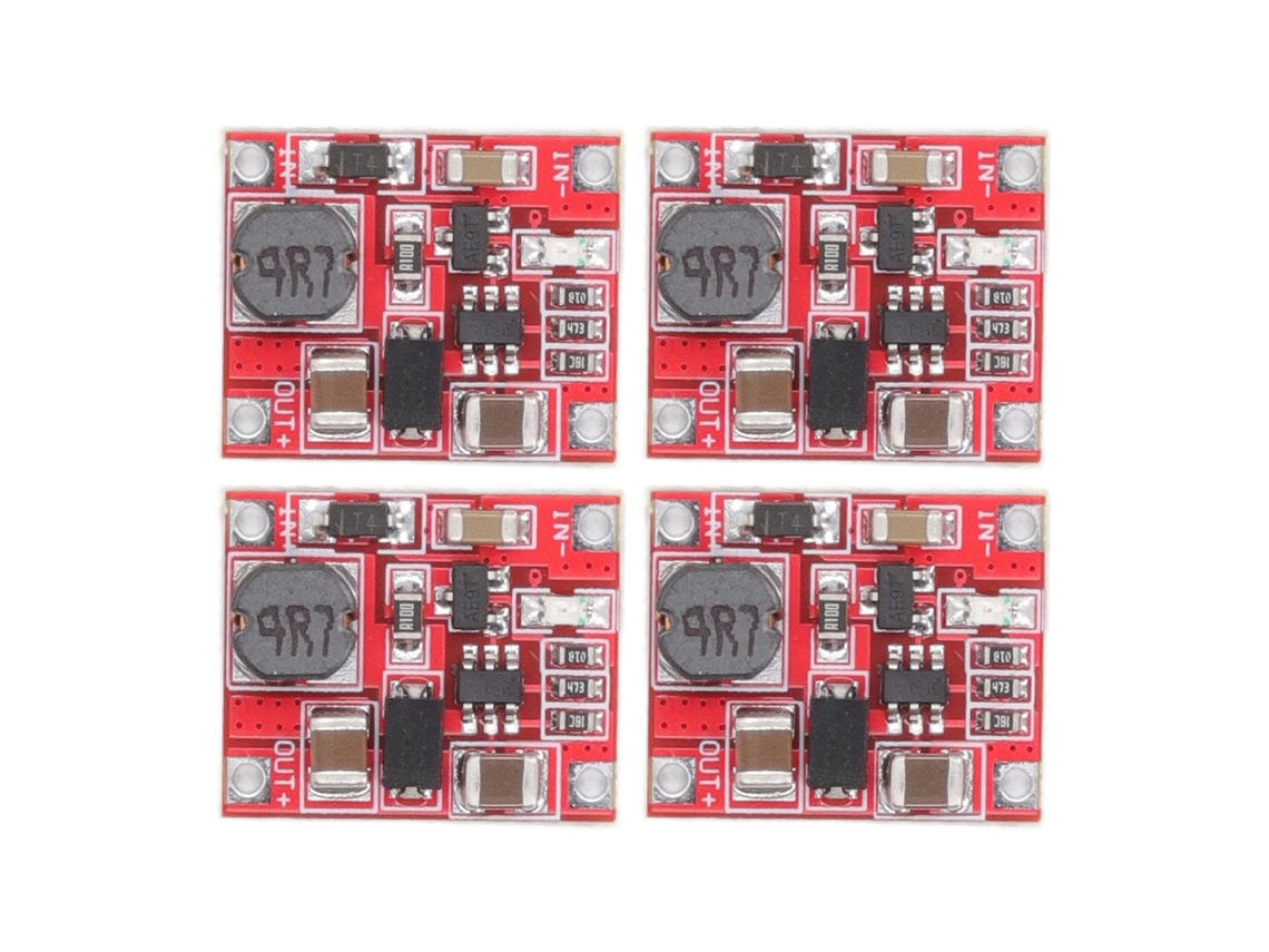 Módulo De Cargador De Batería De 4 Piezas, Convertidor Elevador De Voltaje De 1v-5v A 5v 1a.