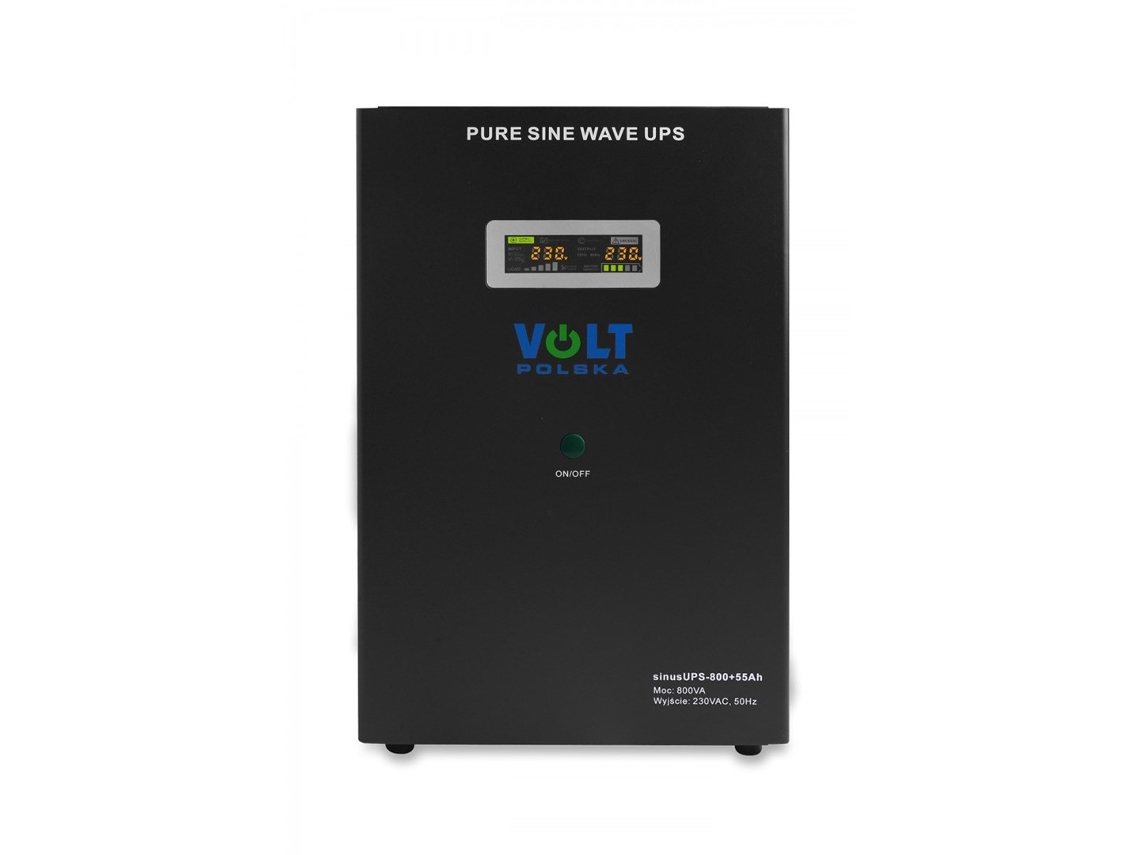 Sistema de alimentación ininterrumpida Sinus Ups 800 55ah Volt Polska (500/800w)