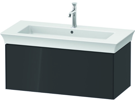 DURAVIT Tulip blanco, mueble de baño montado en la pared, ancho 984 x profundidad 458mm, con 1x extraíble, con tecnología de punta, WT42420