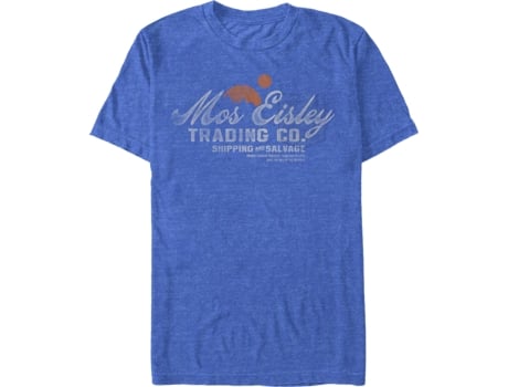 Camiseta Unisexo DEEPSTONE Mos Eisley Trading Star Wars brezo real (M)