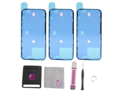 3pcs Adhesivo De Tapa Posterior Con Herramientas Para Tapa De Batería Posterior De Plástico Del Teléfono Ios 15