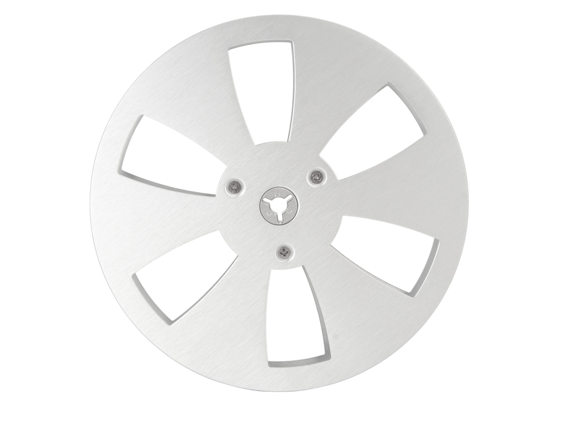 Carrete Vacío De Aleación De Aluminio De 7 Pulgadas Y 1/4 De Pulgada Con 6 Orificios Para Cinta De Audio