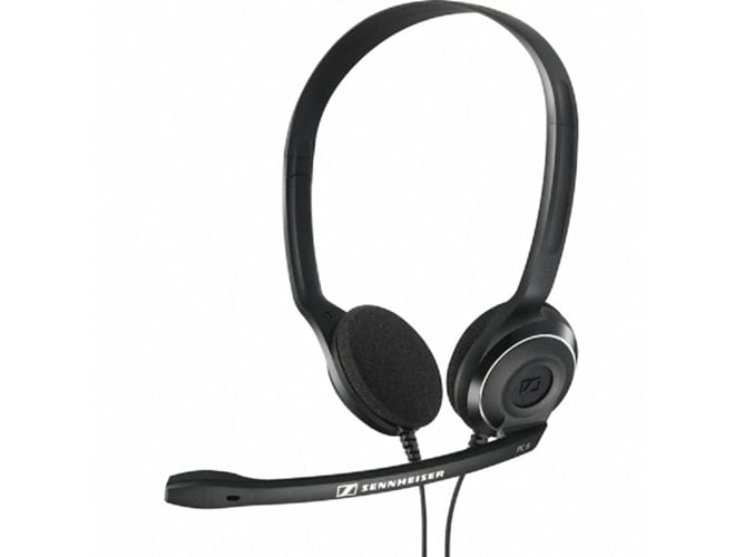 Auriculares con Cable SENNHEISER PC8 (On Ear - PC - Negro)
