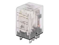 Relé Electromagnético Beml2c De 12 V Cc, 8 Pines Y 10 A Con Luz Indicadora Verde.