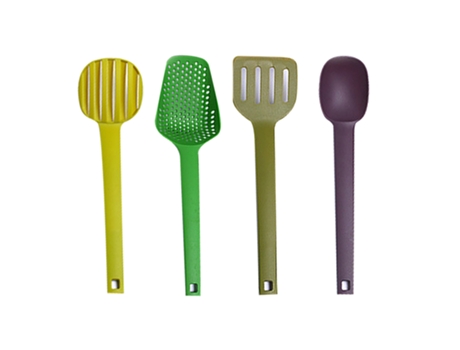 Juego De Utensilios De Cocina De Nailon Colorido: Batidor De Huevos, Espátula Para Freír, Cuchara Coladora JEIIBRZUI