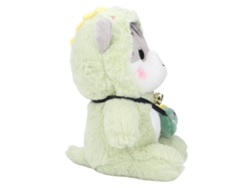 Lindo Peluche De Gato De Dibujos Animados, Regalo Para Niñas O Novias, Color Verde, 8.3 X 7.9 X 10.2 Pulgadas.