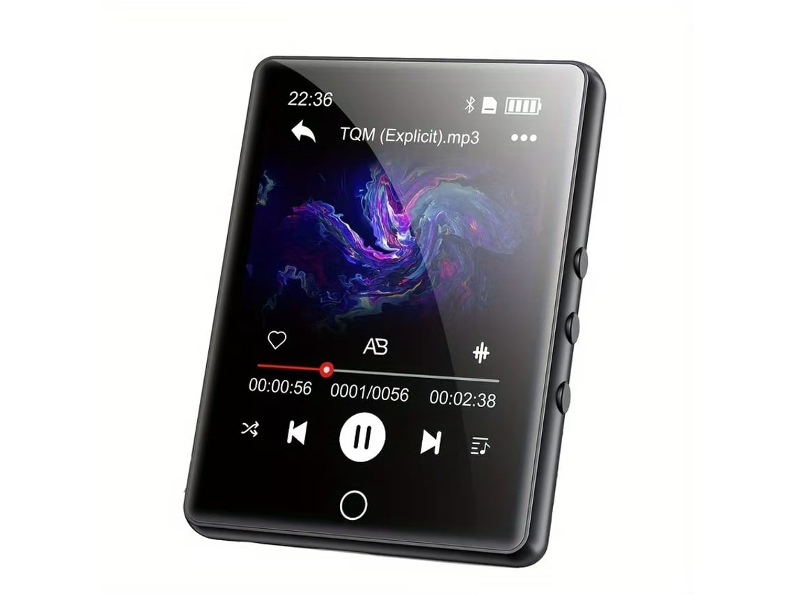 Reproductor Mp3 Walkman, 32 Gb, Con Bluetooth 5.0 Y Pantalla Táctil Completa De 2,8 Pulgadas Czhhmart