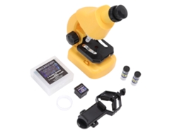 Microscopio Para Niños 100x 400x 1200x Con Luz Dual Kit De Ciencia Stem Juguete De Experimentos Diy