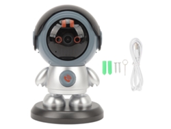Cámara Robot Wifi 1080p Visión Nocturna Detección De Movimiento Habla Bidireccional Zoom Digital 6x Cámara De Seguridad Interior Usb-c