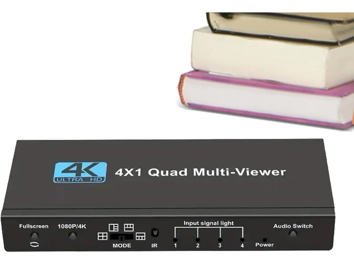 Pantalla Digital 4k Multivision Con División Cuádruple 4 En 1